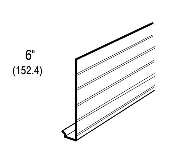 Fascia Ribbed 6"